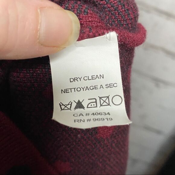 NWOT Marc Jacobs Short Sleeve Wool/Cashmere Red Polka Dot Sweater Size Small - Picture 9 of 9